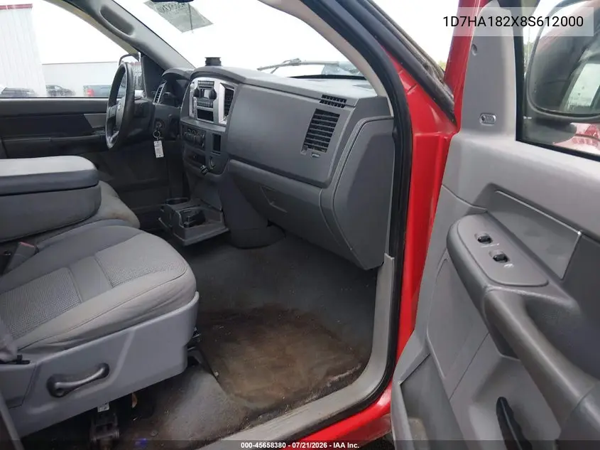 2008 Dodge Ram 1500 Slt VIN: 1D7HA182X8S612000 Lot: 45658380