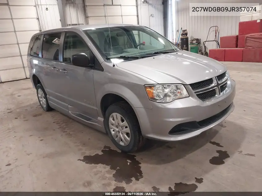2018 Dodge Grand Caravan Se VIN: 2C7WDGBG9JR357074 Lot: 45377131