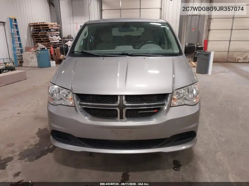 2018 Dodge Grand Caravan Se VIN: 2C7WDGBG9JR357074 Lot: 45377131