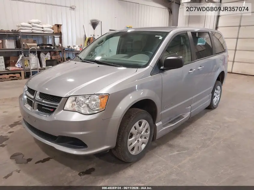 2018 Dodge Grand Caravan Se VIN: 2C7WDGBG9JR357074 Lot: 45377131