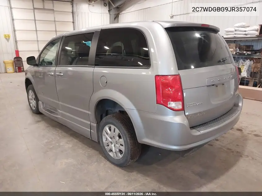 2018 Dodge Grand Caravan Se VIN: 2C7WDGBG9JR357074 Lot: 45377131