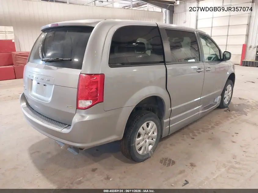 2018 Dodge Grand Caravan Se VIN: 2C7WDGBG9JR357074 Lot: 45377131