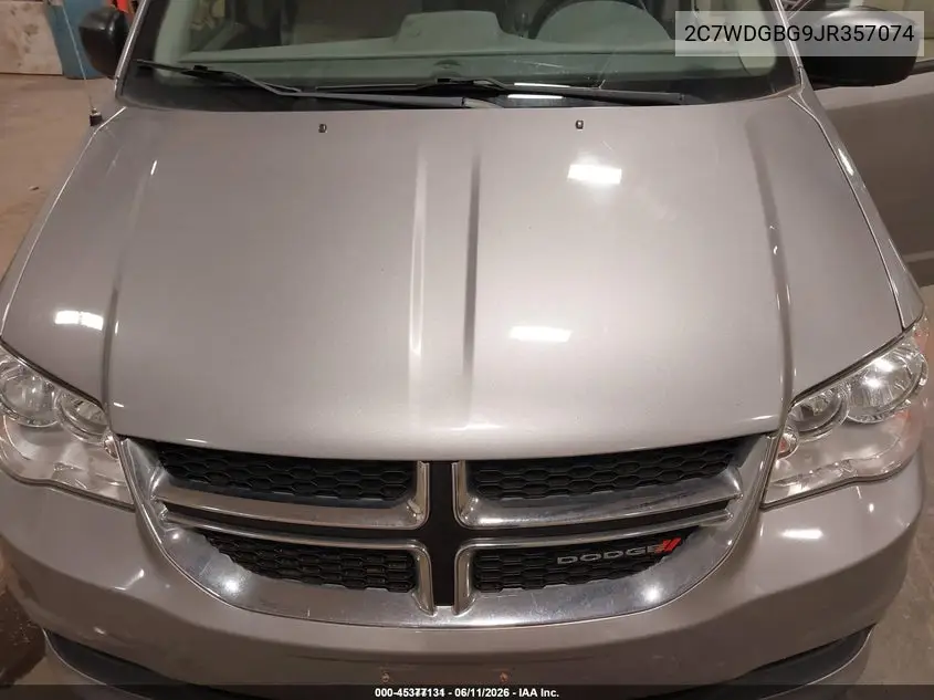 2018 Dodge Grand Caravan Se VIN: 2C7WDGBG9JR357074 Lot: 45377131