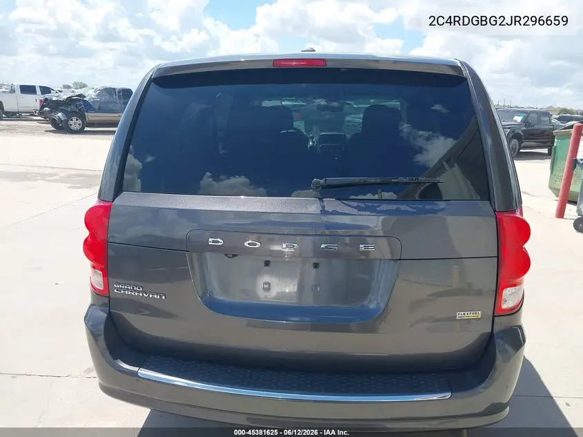 2018 Dodge Grand Caravan Se VIN: 2C4RDGBG2JR296659 Lot: 45381625