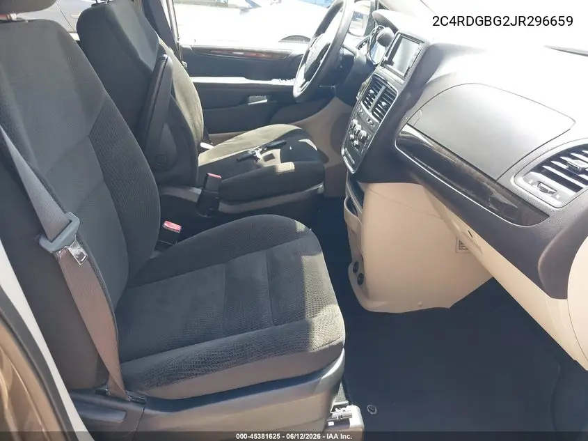 2018 Dodge Grand Caravan Se VIN: 2C4RDGBG2JR296659 Lot: 45381625