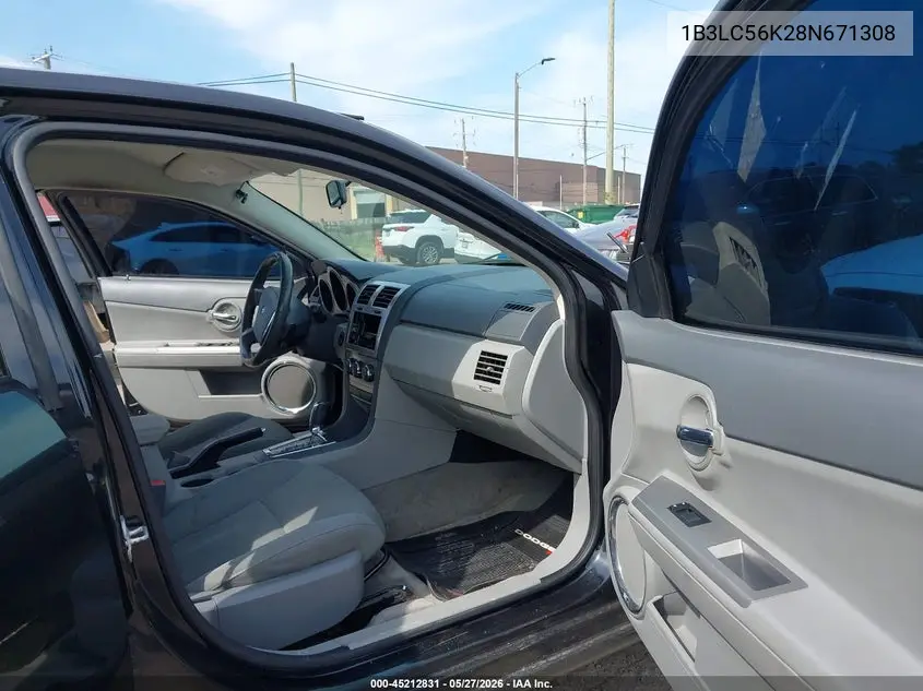 2008 Dodge Avenger Sxt VIN: 1B3LC56K28N671308 Lot: 45212831