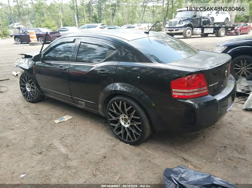 2008 Dodge Avenger Sxt VIN: 1B3LC56K48N280466 Lot: 45394657
