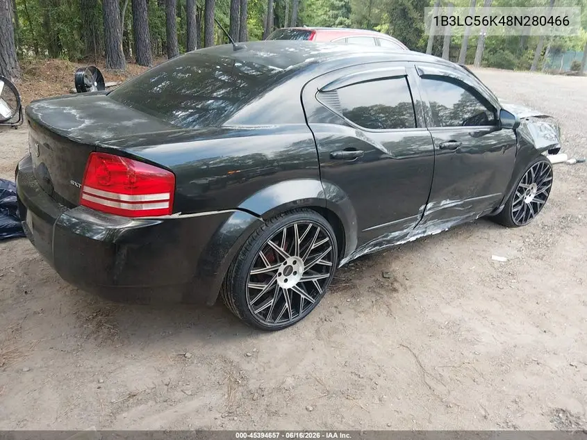 2008 Dodge Avenger Sxt VIN: 1B3LC56K48N280466 Lot: 45394657
