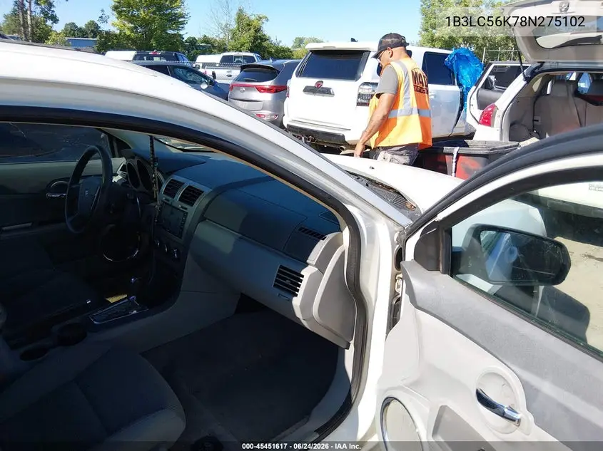 2008 Dodge Avenger Sxt VIN: 1B3LC56K78N275102 Lot: 45451617