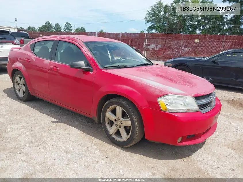 2008 Dodge Avenger Sxt VIN: 1B3LC56R98N299267 Lot: 45464732