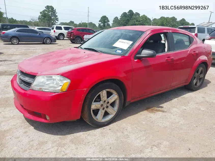 2008 Dodge Avenger Sxt VIN: 1B3LC56R98N299267 Lot: 45464732