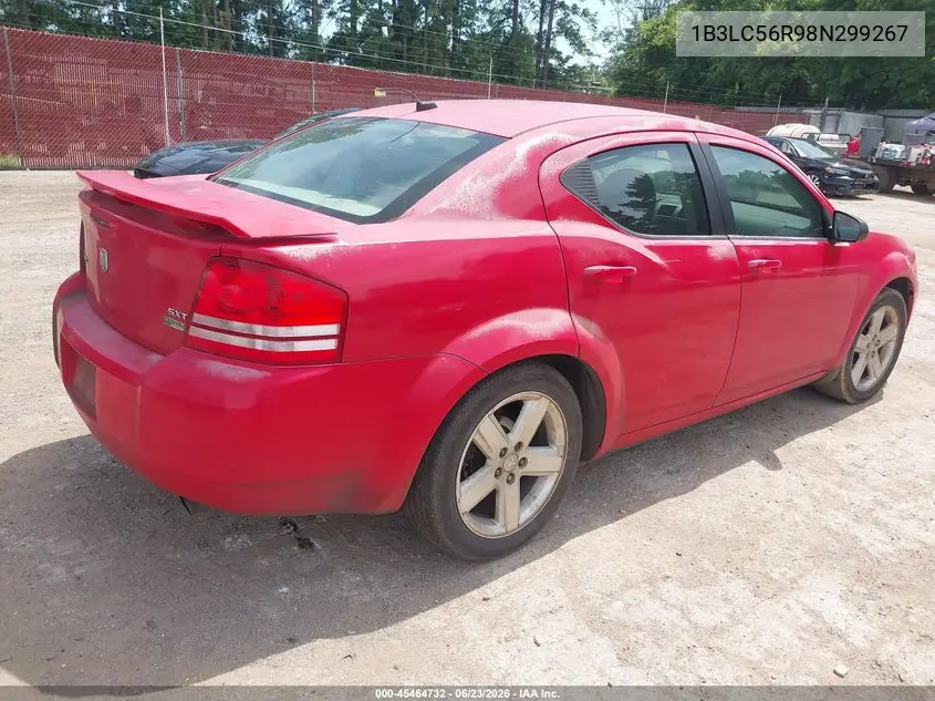 2008 Dodge Avenger Sxt VIN: 1B3LC56R98N299267 Lot: 45464732