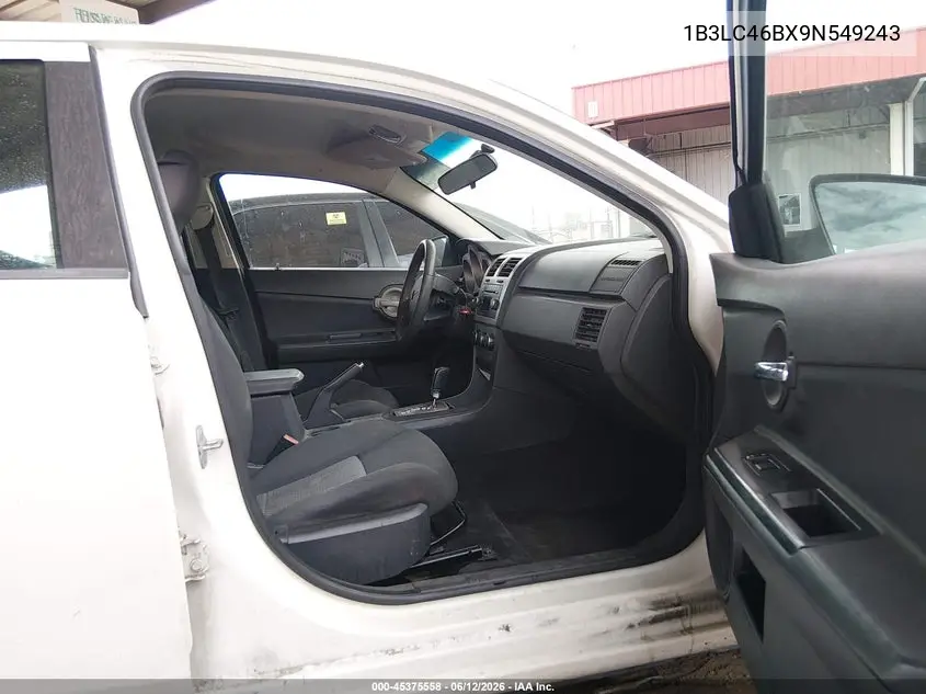 2009 Dodge Avenger Se/Sxt VIN: 1B3LC46BX9N549243 Lot: 45375558