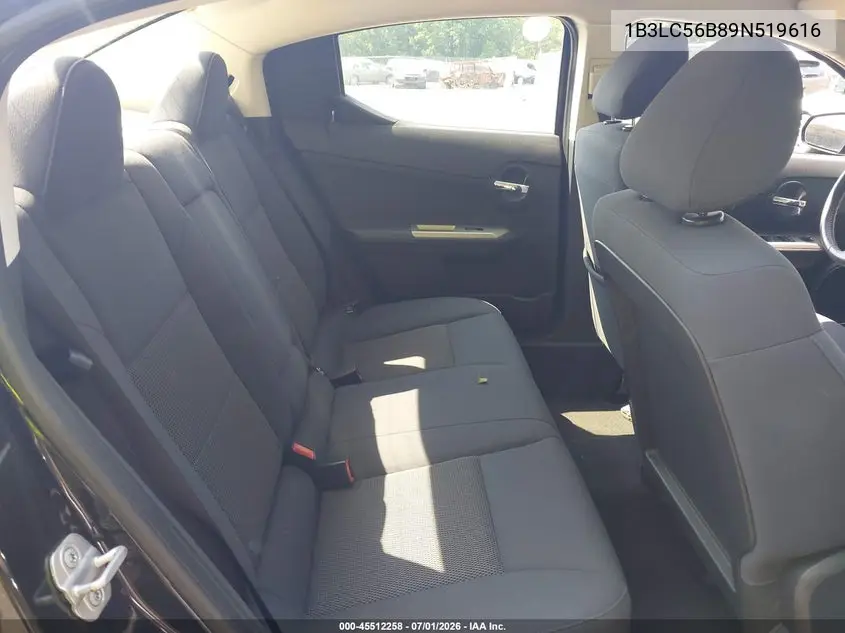 2009 Dodge Avenger R/T VIN: 1B3LC56B89N519616 Lot: 45512258