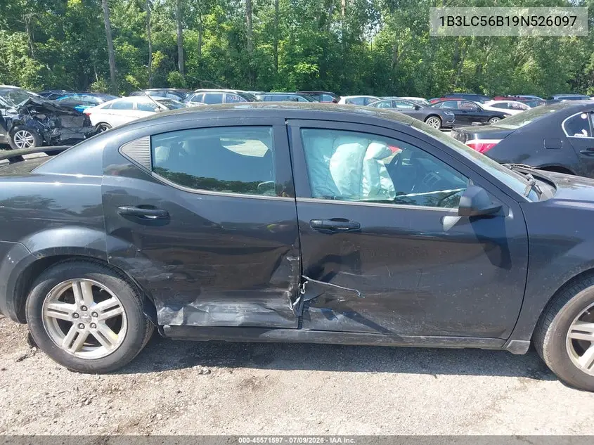 2009 Dodge Avenger Sxt VIN: 1B3LC56B19N526097 Lot: 45571597