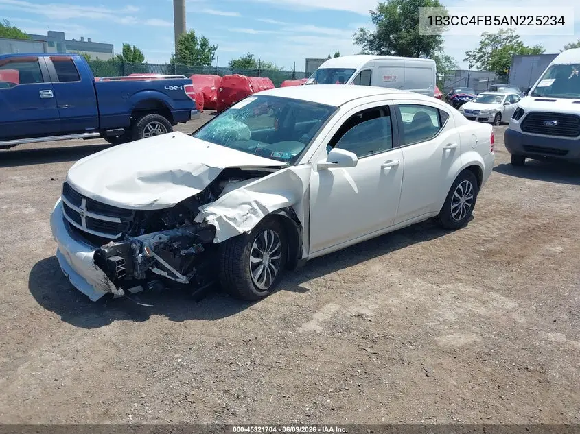 2010 Dodge Avenger Sxt VIN: 1B3CC4FB5AN225234 Lot: 45321704