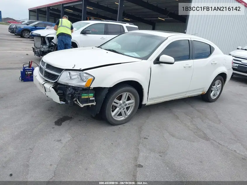 2010 Dodge Avenger Express VIN: 1B3CC1FB1AN216142 Lot: 45399816
