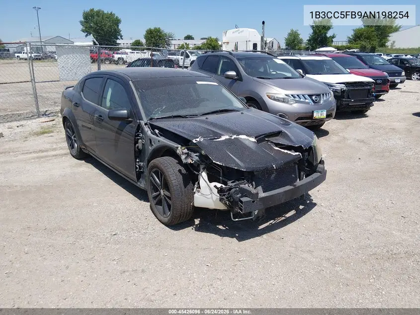 2010 Dodge Avenger R/T VIN: 1B3CC5FB9AN198254 Lot: 45426096