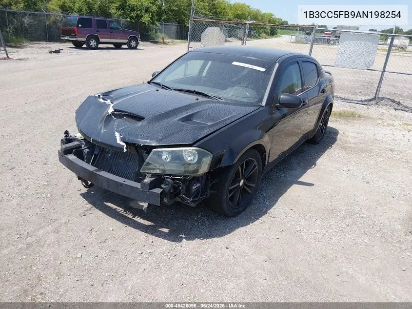 2010 Dodge Avenger R/T VIN: 1B3CC5FB9AN198254 Lot: 45426096