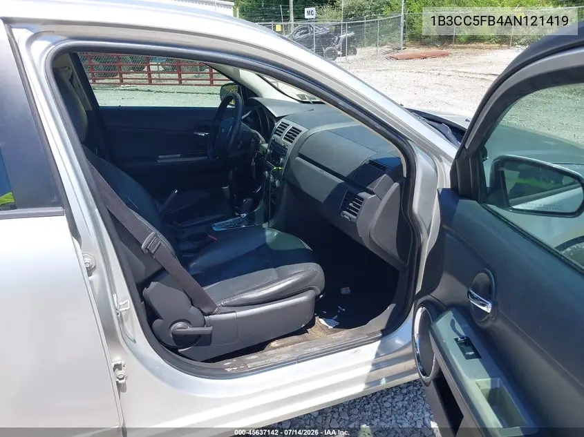 2010 Dodge Avenger R/T VIN: 1B3CC5FB4AN121419 Lot: 45637142