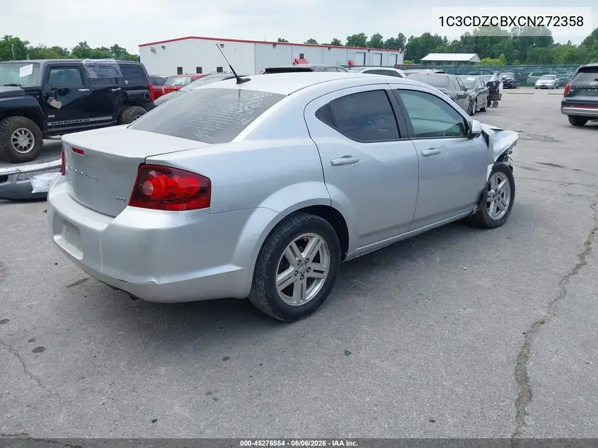 2012 Dodge Avenger Sxt VIN: 1C3CDZCBXCN272358 Lot: 45276554