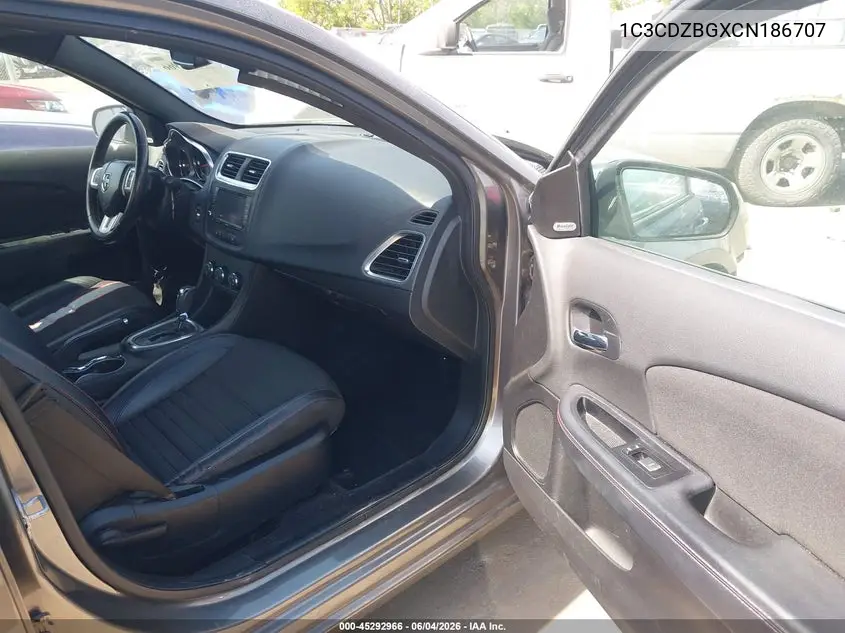 2012 Dodge Avenger R/T VIN: 1C3CDZBGXCN186707 Lot: 45292966