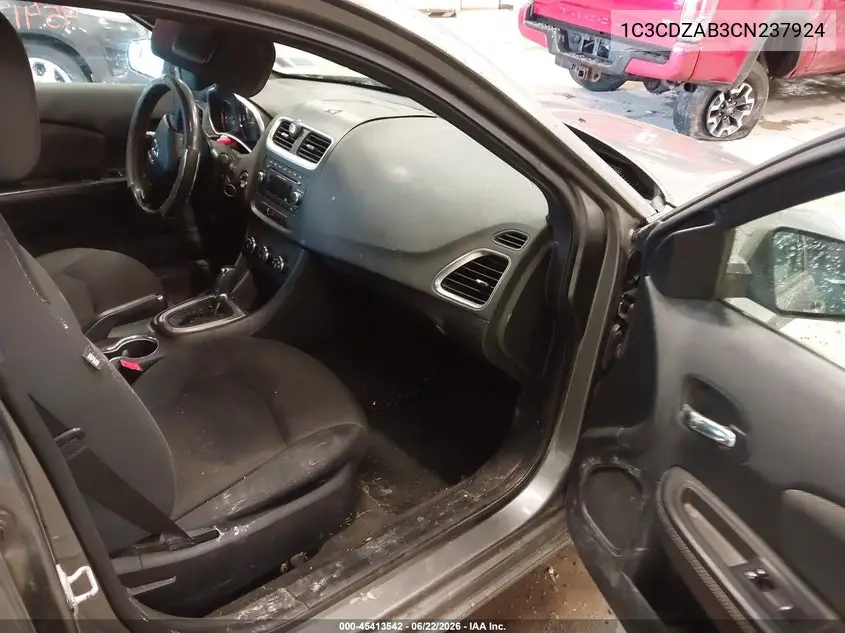 2012 Dodge Avenger Se VIN: 1C3CDZAB3CN237924 Lot: 45413542