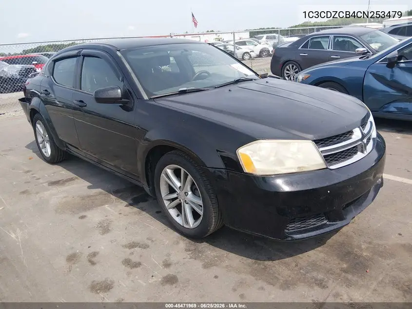 2012 Dodge Avenger Sxt VIN: 1C3CDZCB4CN253479 Lot: 45471969