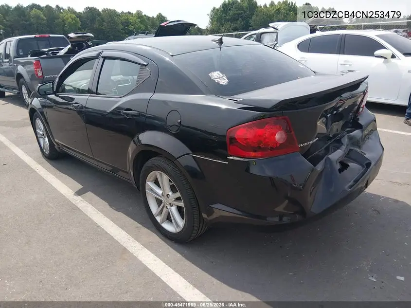 2012 Dodge Avenger Sxt VIN: 1C3CDZCB4CN253479 Lot: 45471969