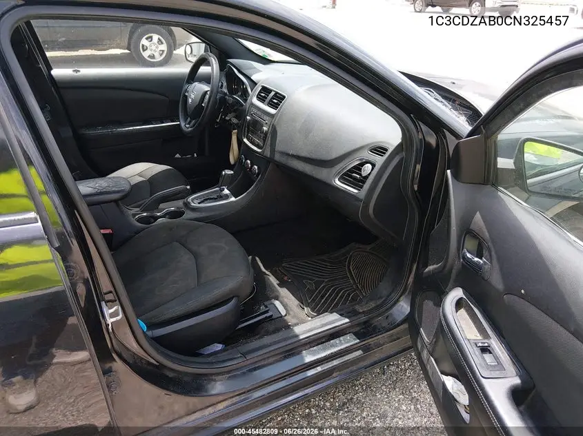 2012 Dodge Avenger Se VIN: 1C3CDZAB0CN325457 Lot: 45482809