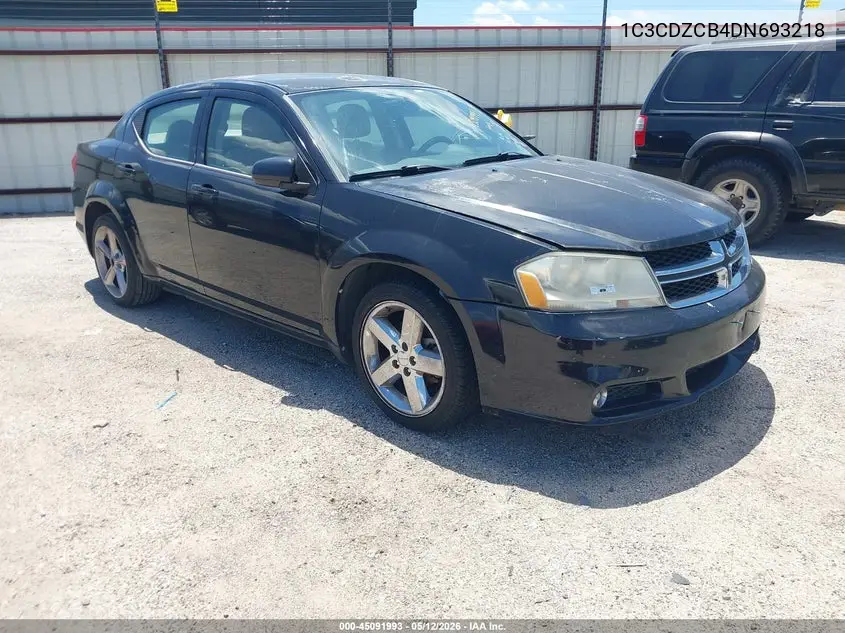 2013 Dodge Avenger Sxt VIN: 1C3CDZCB4DN693218 Lot: 45091993