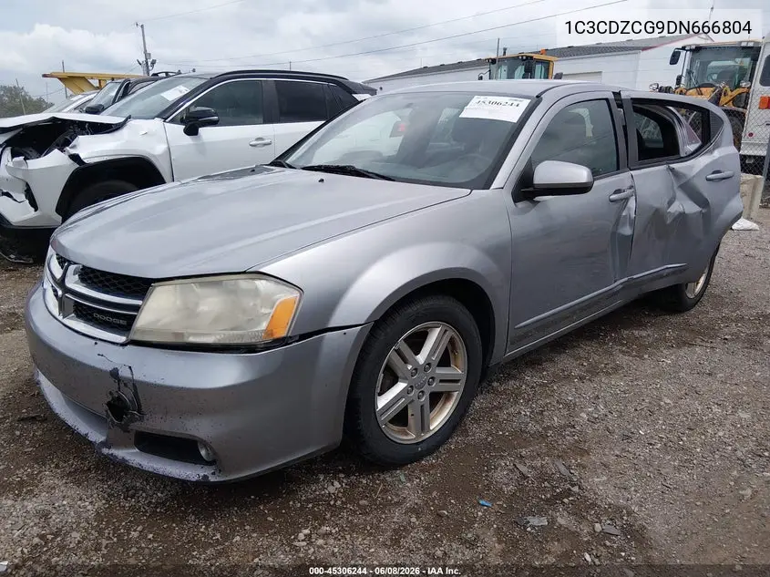 2013 Dodge Avenger Sxt VIN: 1C3CDZCG9DN666804 Lot: 45306244
