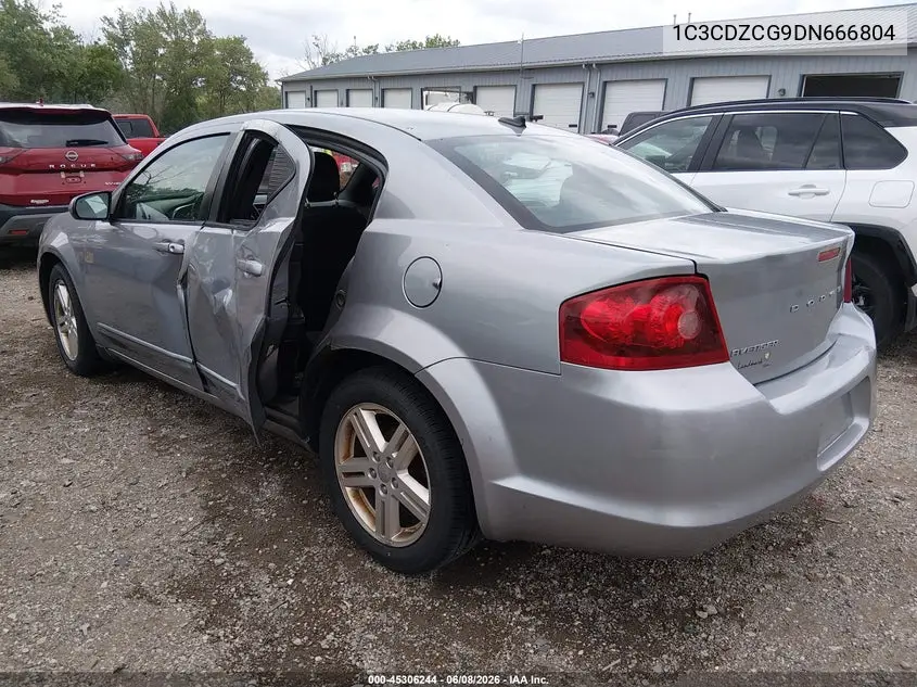 2013 Dodge Avenger Sxt VIN: 1C3CDZCG9DN666804 Lot: 45306244