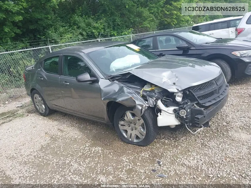 2013 Dodge Avenger Se VIN: 1C3CDZAB3DN628525 Lot: 45306692