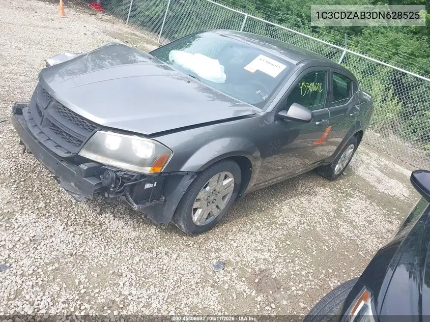 2013 Dodge Avenger Se VIN: 1C3CDZAB3DN628525 Lot: 45306692