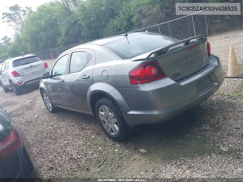 2013 Dodge Avenger Se VIN: 1C3CDZAB3DN628525 Lot: 45306692