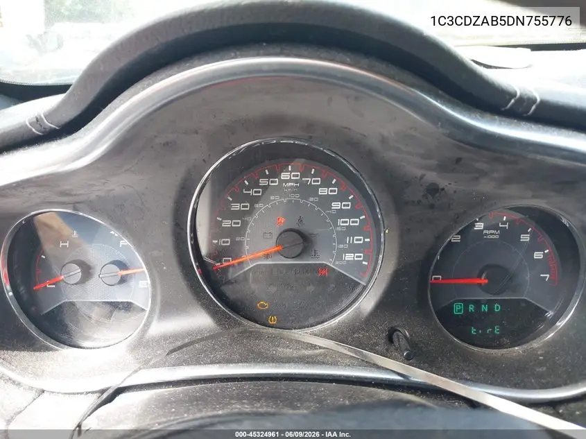 2013 Dodge Avenger Se VIN: 1C3CDZAB5DN755776 Lot: 45324961