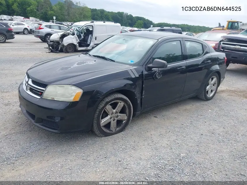2013 Dodge Avenger Se VIN: 1C3CDZAB6DN644525 Lot: 45332925