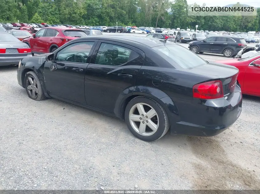 2013 Dodge Avenger Se VIN: 1C3CDZAB6DN644525 Lot: 45332925