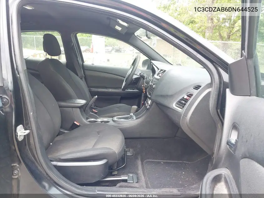 2013 Dodge Avenger Se VIN: 1C3CDZAB6DN644525 Lot: 45332925