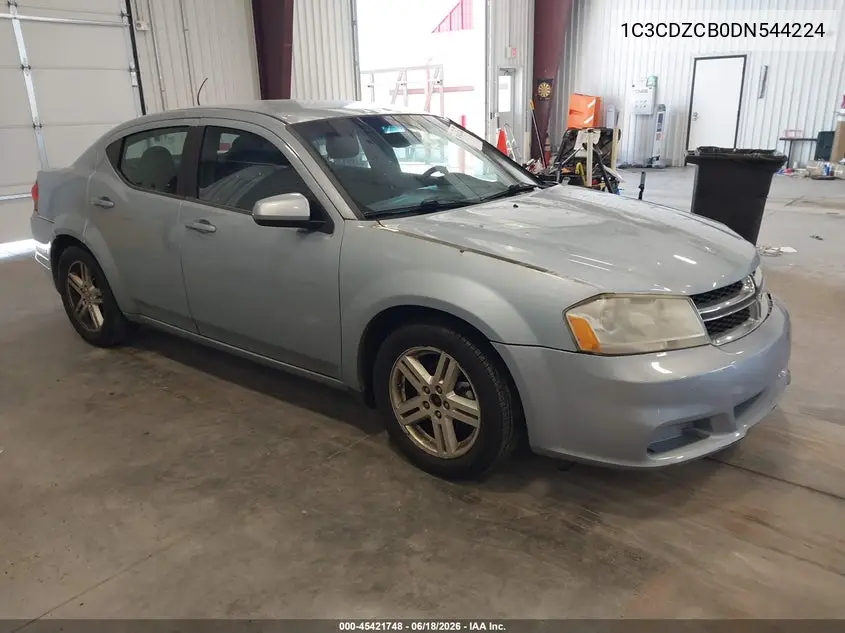 2013 Dodge Avenger Sxt VIN: 1C3CDZCB0DN544224 Lot: 45421748