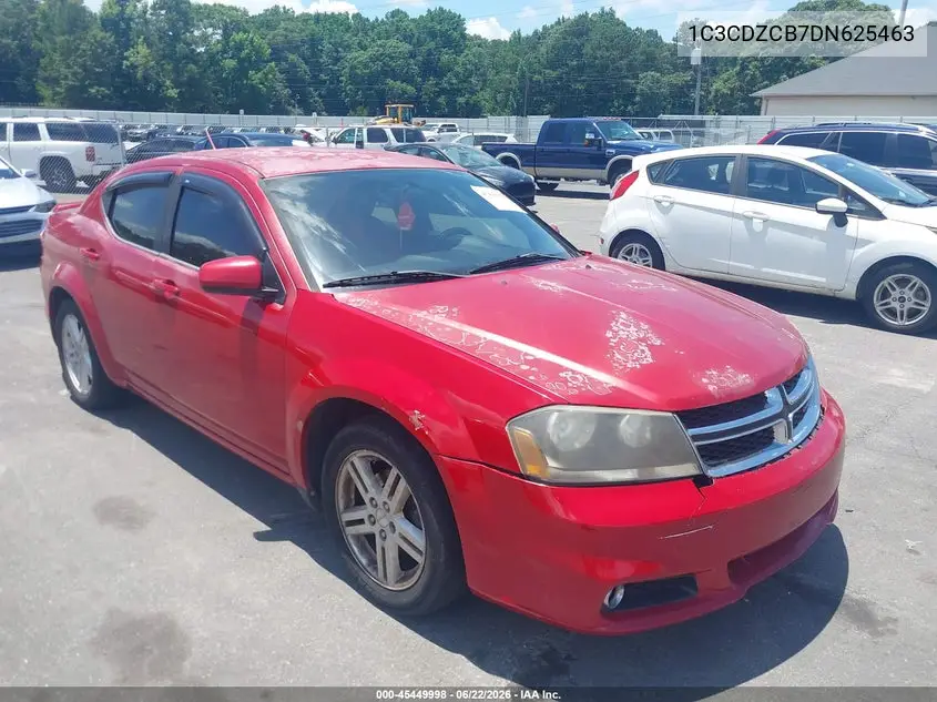 2013 Dodge Avenger Sxt VIN: 1C3CDZCB7DN625463 Lot: 45449998