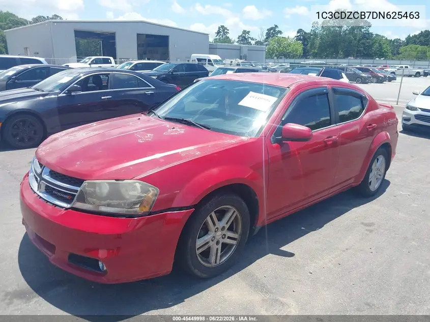 2013 Dodge Avenger Sxt VIN: 1C3CDZCB7DN625463 Lot: 45449998