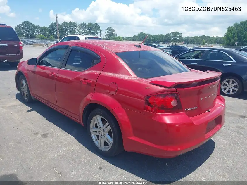 2013 Dodge Avenger Sxt VIN: 1C3CDZCB7DN625463 Lot: 45449998