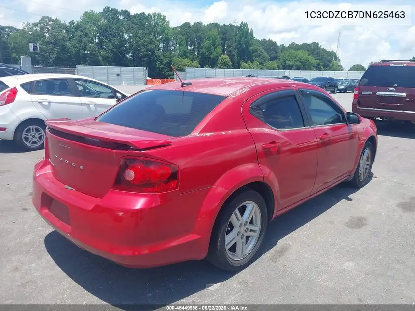 2013 Dodge Avenger Sxt VIN: 1C3CDZCB7DN625463 Lot: 45449998
