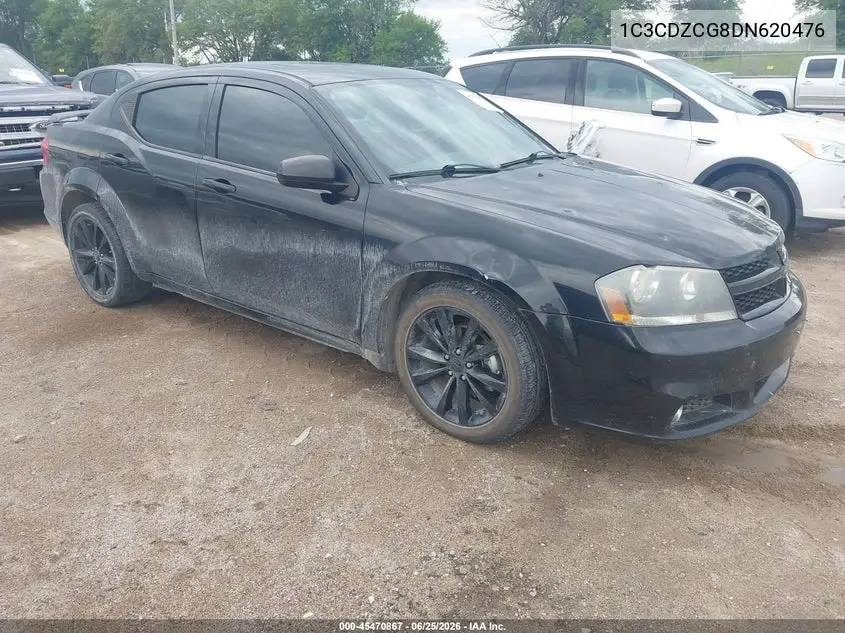 2013 Dodge Avenger Sxt VIN: 1C3CDZCG8DN620476 Lot: 45470867