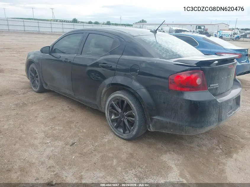 2013 Dodge Avenger Sxt VIN: 1C3CDZCG8DN620476 Lot: 45470867
