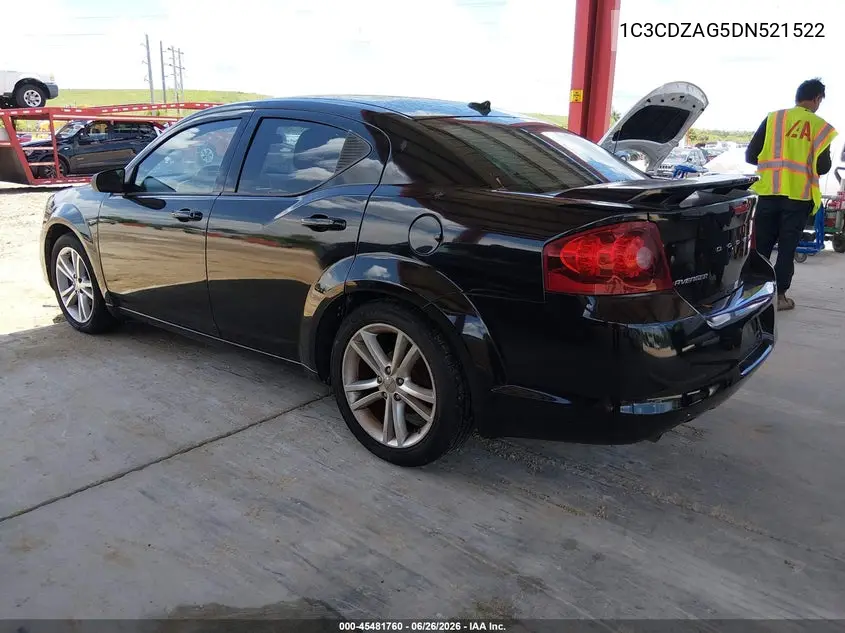 2013 Dodge Avenger Se V6 VIN: 1C3CDZAG5DN521522 Lot: 45481760