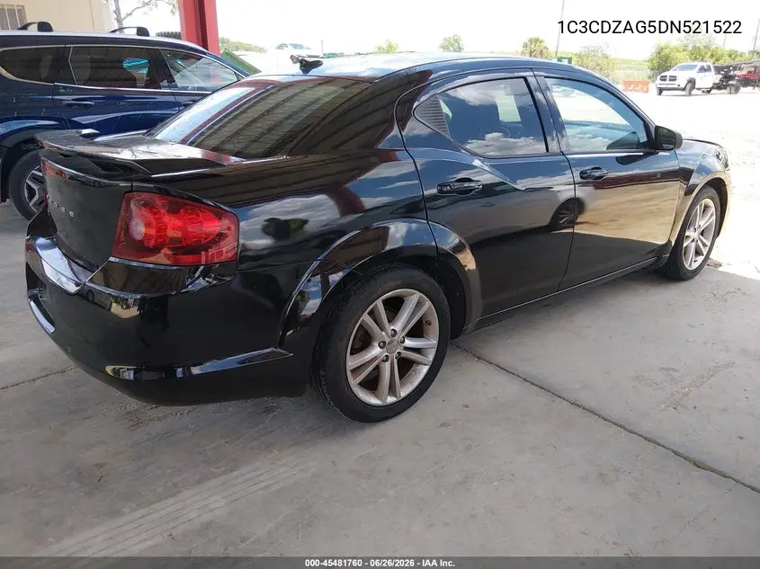 2013 Dodge Avenger Se V6 VIN: 1C3CDZAG5DN521522 Lot: 45481760
