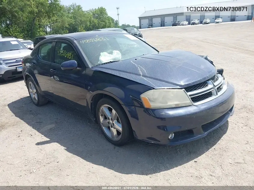 2013 Dodge Avenger Sxt VIN: 1C3CDZCBXDN730871 Lot: 45526831